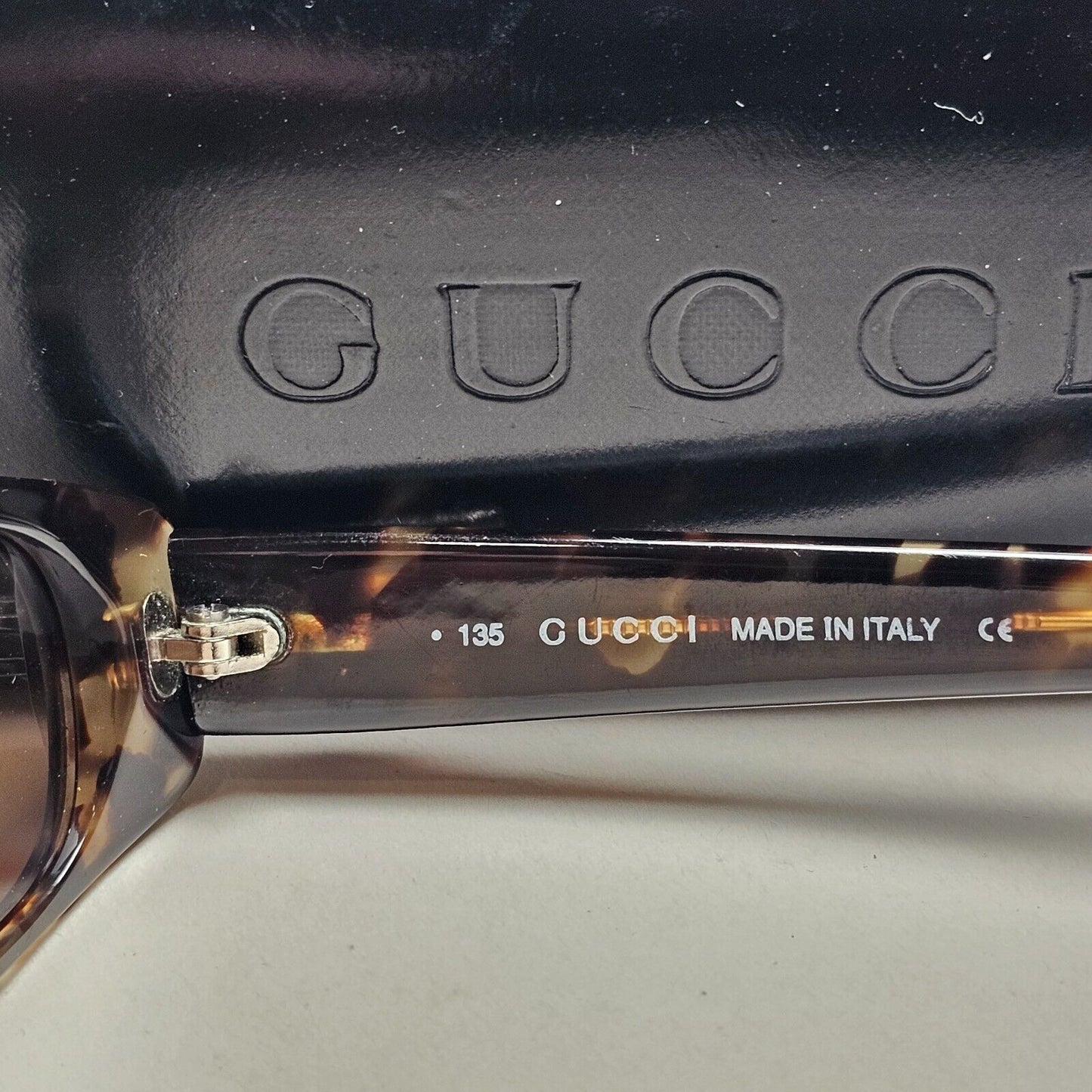 Gucci Sunglasses 1998 Vintage Brown Rectangle Small GG 2452/S 4TM 51mm 310125
