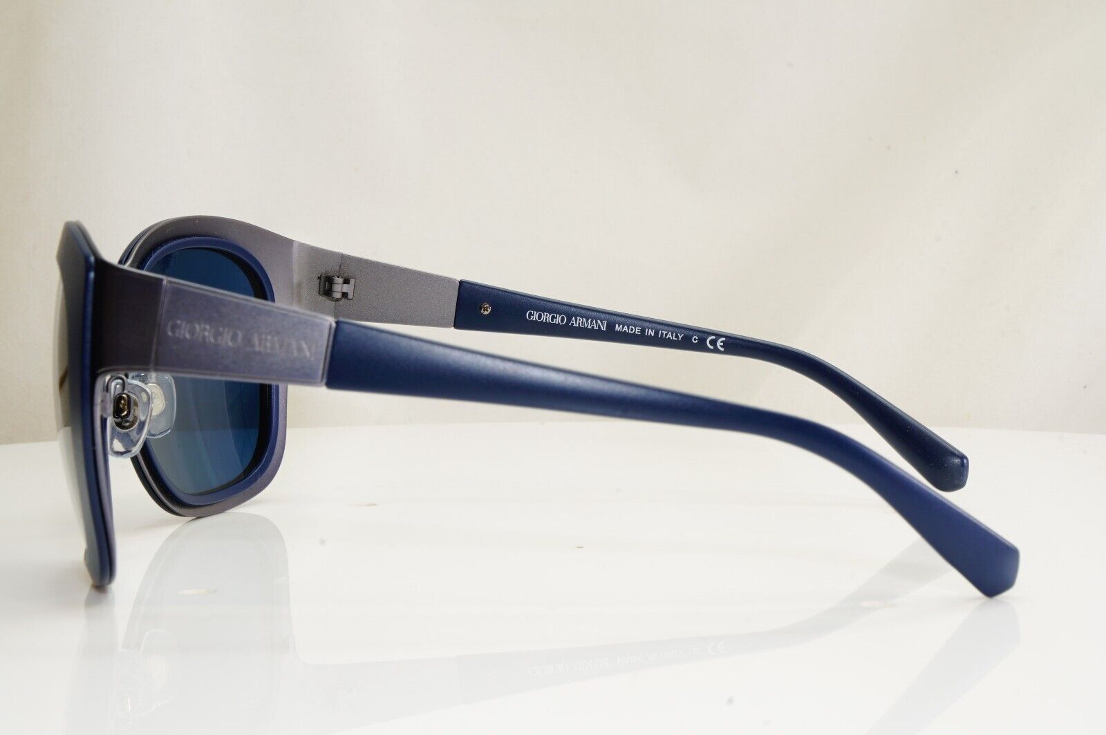 Giorgio Armani Sunglasses Blue Dark Navy Square Womens AR 6010 3030/8G 26998