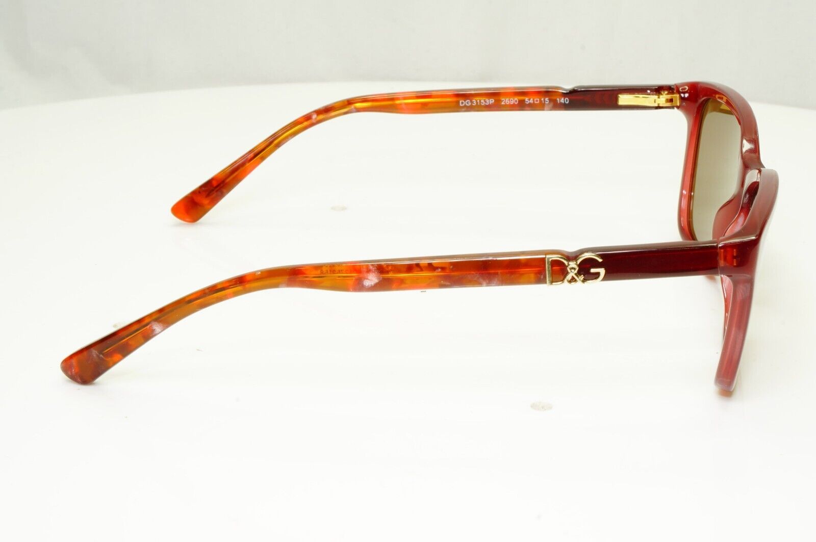 Dolce & Gabbana Sunglasses Recrangle Brown Burgundy DG 3153 2690 35177
