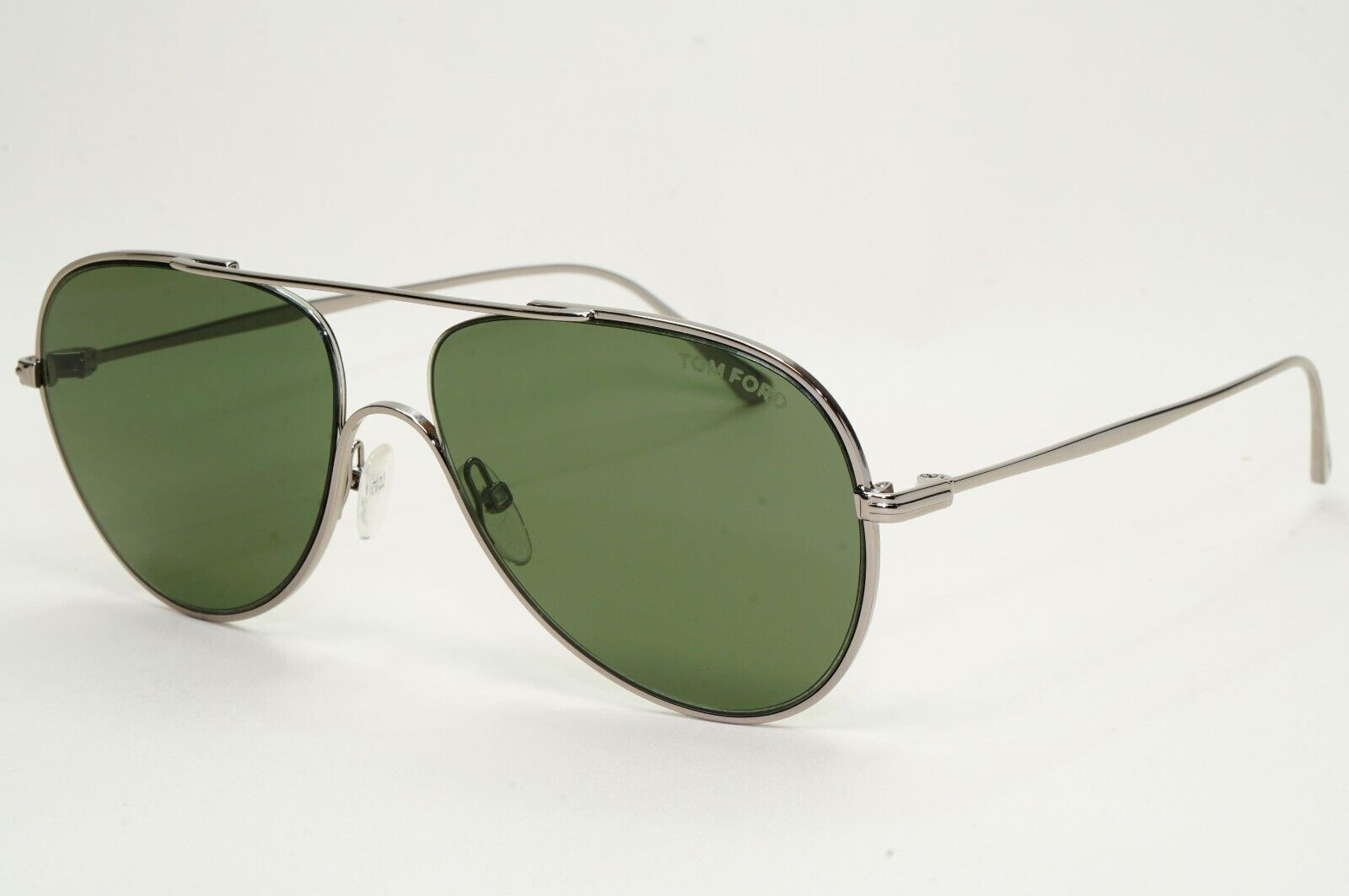 Tom Ford Sunglasses Anthony Gunmetal Green Metal Pilot FT0695 TF 695 14N 60mm