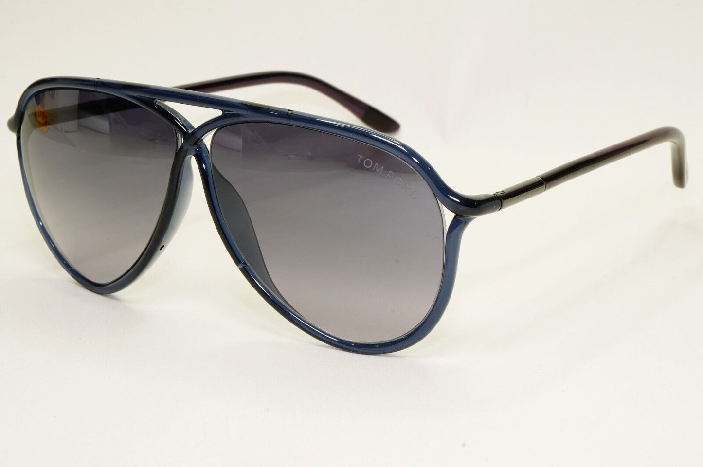 Tom Ford Sunglasses Maximillion Dark Blue Pilot Grey FT0206 TF 206 50B 59mm