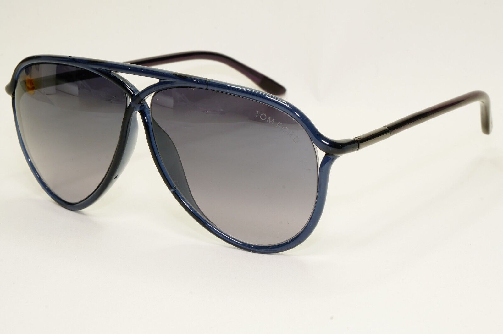 Tom Ford Sunglasses Maximillion Dark Blue Pilot Grey FT0206 TF 206 50B 59mm