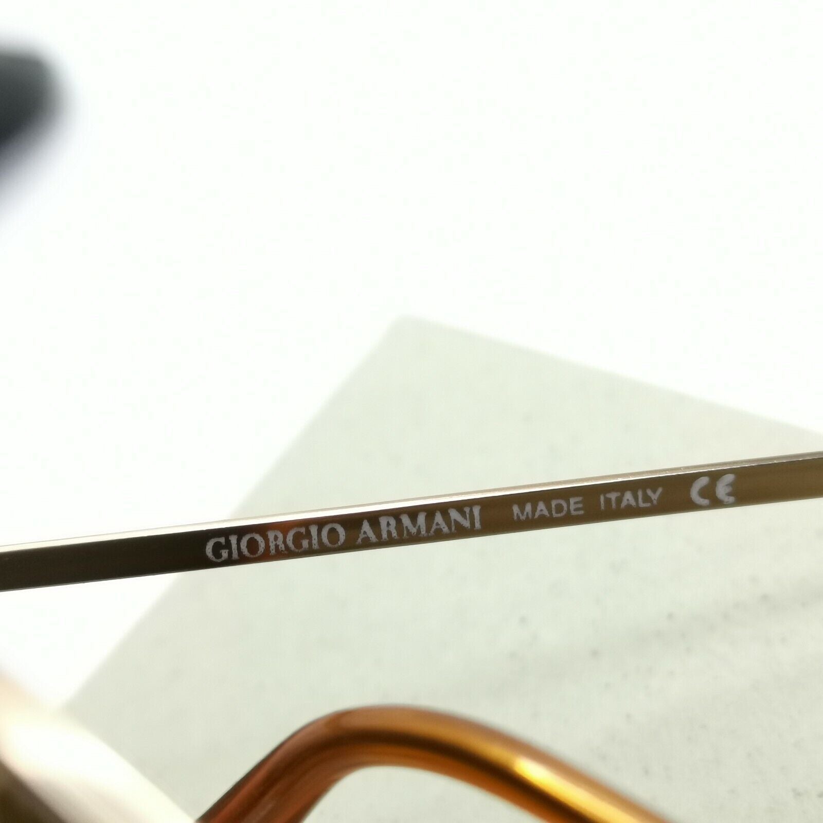 Authentic Giorgio Armani 1997 Vintage Sunglasses Metal Gold Mens Womens 221 816