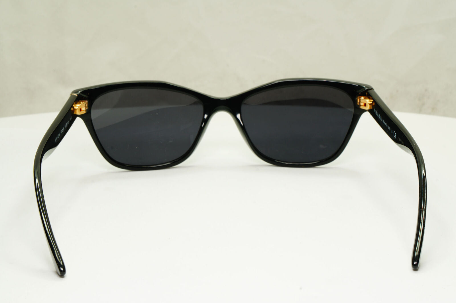 Prada Sunglasses Black Glossy Fashion Designer PR03WV VPR 03W 1AB-1O1 180323