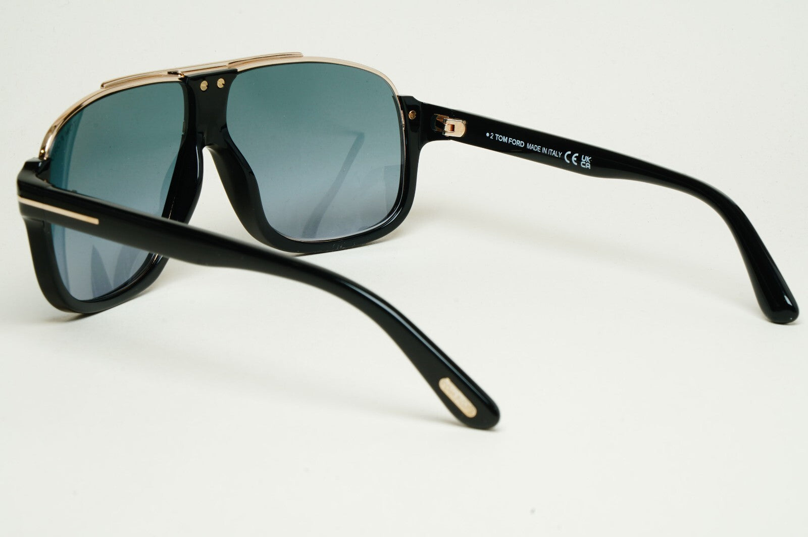 Tom Ford Sunglasses Eliott Black Gold Green Grey Navigator FT0335 TF 335 01P
