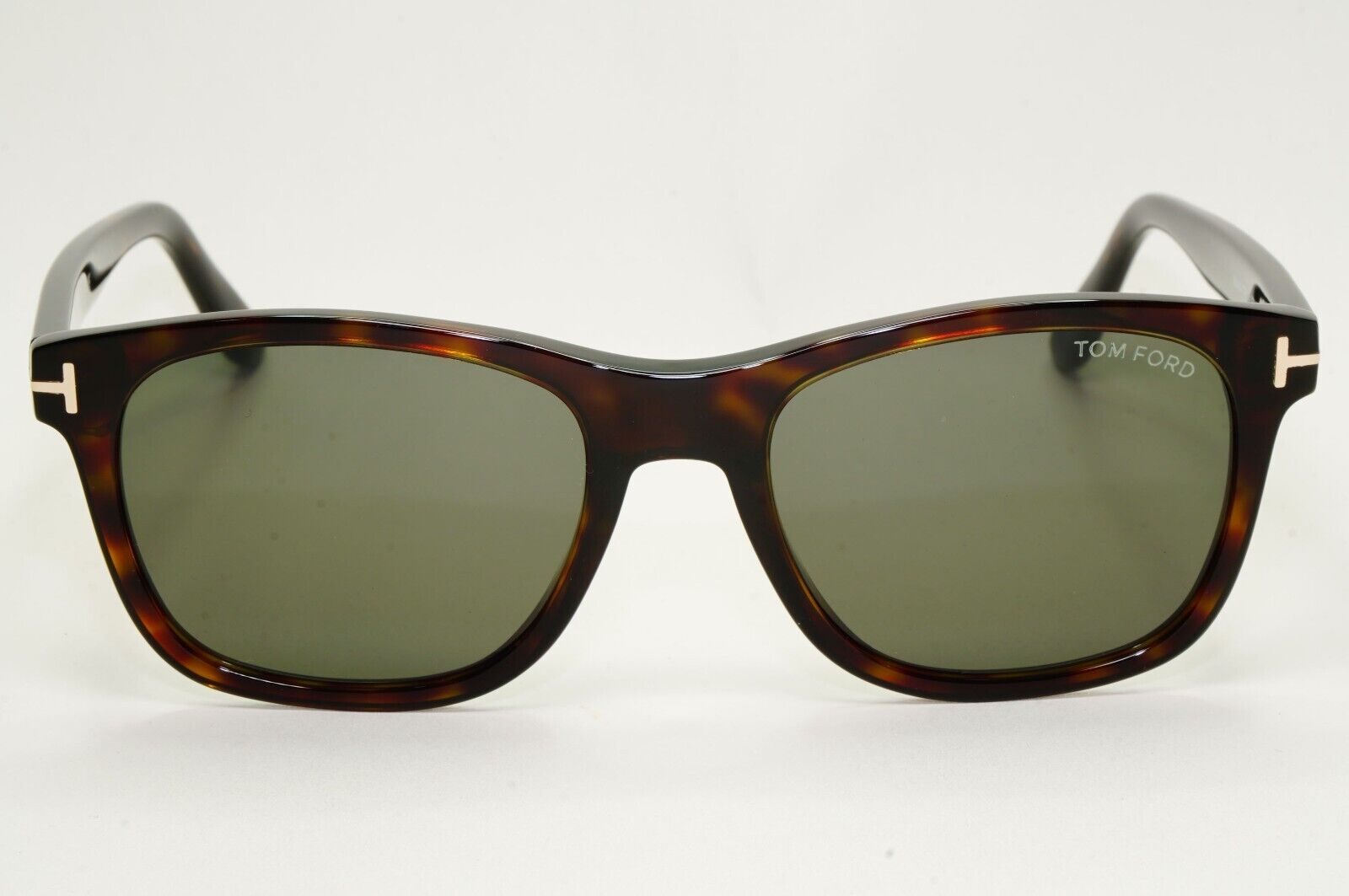 Tom Ford Sunglasses Eric-02 Brown Tortoise Green Square FT0595 TF 595 52N 55mm