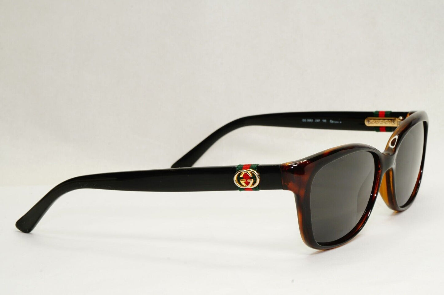 Gucci Sunglasses 2013 Vintage Ribbon Black Brown GG 3683 2XF 53mm 180324