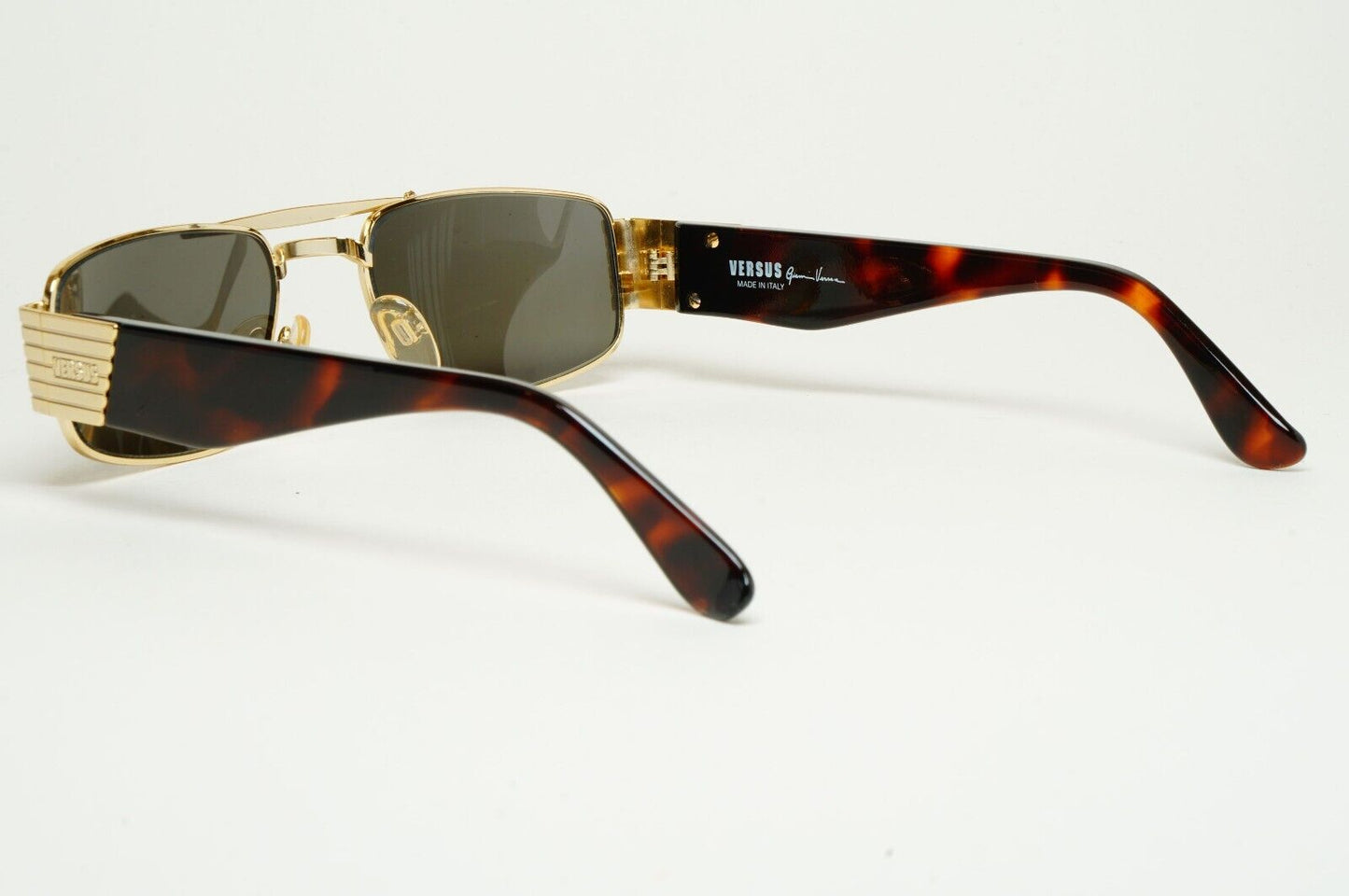 DAMAGED Versus Sunglasses 1996 by Gianni Versace Vintage Gold MOD F13 COL 030