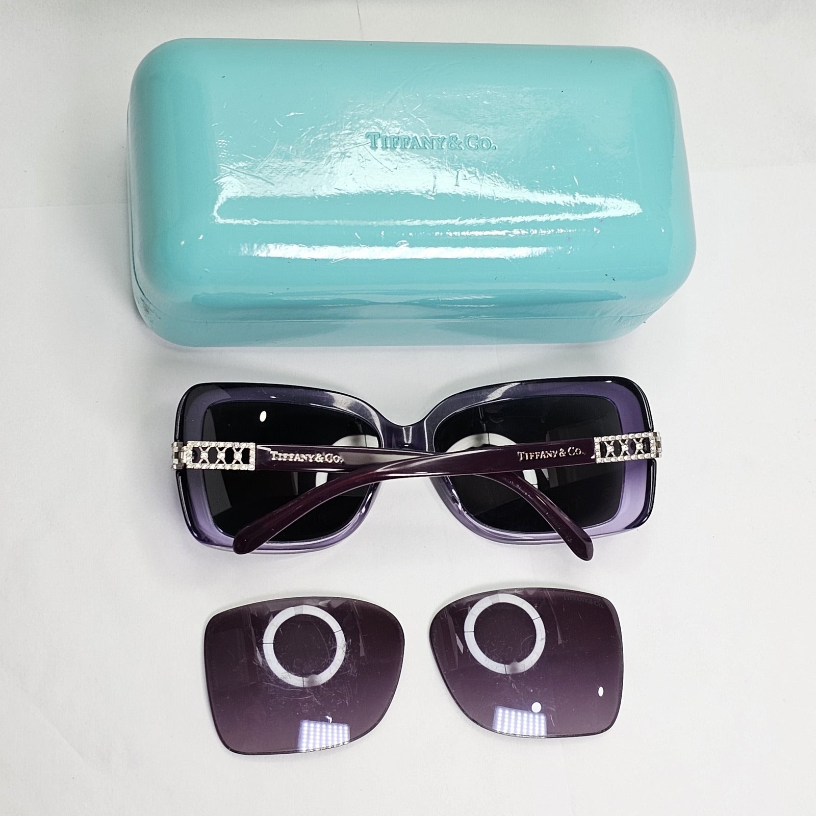 Tiffany & Co Sunglasses 2013 Vintage Voile Purple Violet 4025-B 8068/3L 140124