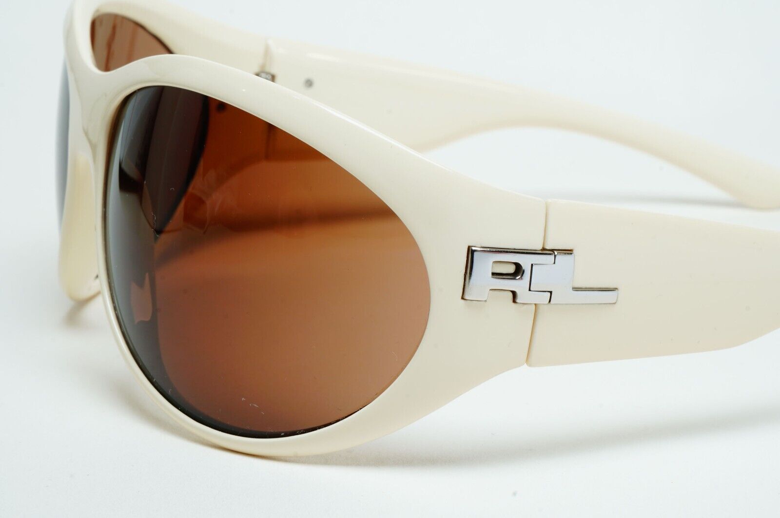 Ralph Lauren Sunglasses 2006 Vintage White Beige Brown RL 906/S BGA 211124