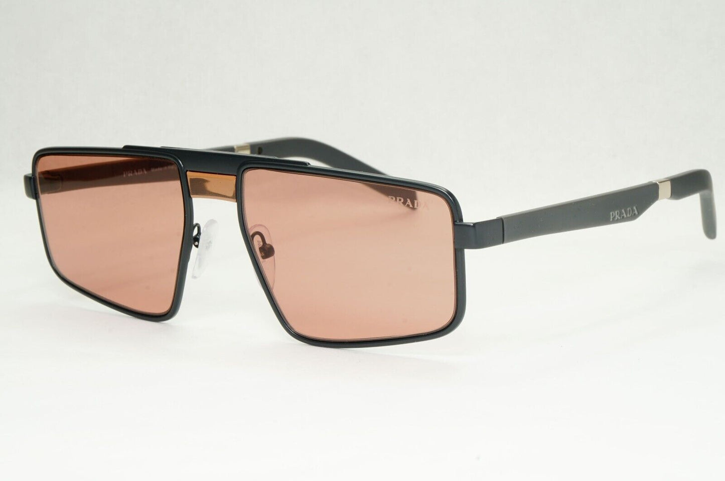 Prada Sunglasses Grey Dark Violet Burgundy Matte PR61WS SPR 61W NAR-08M 57mm