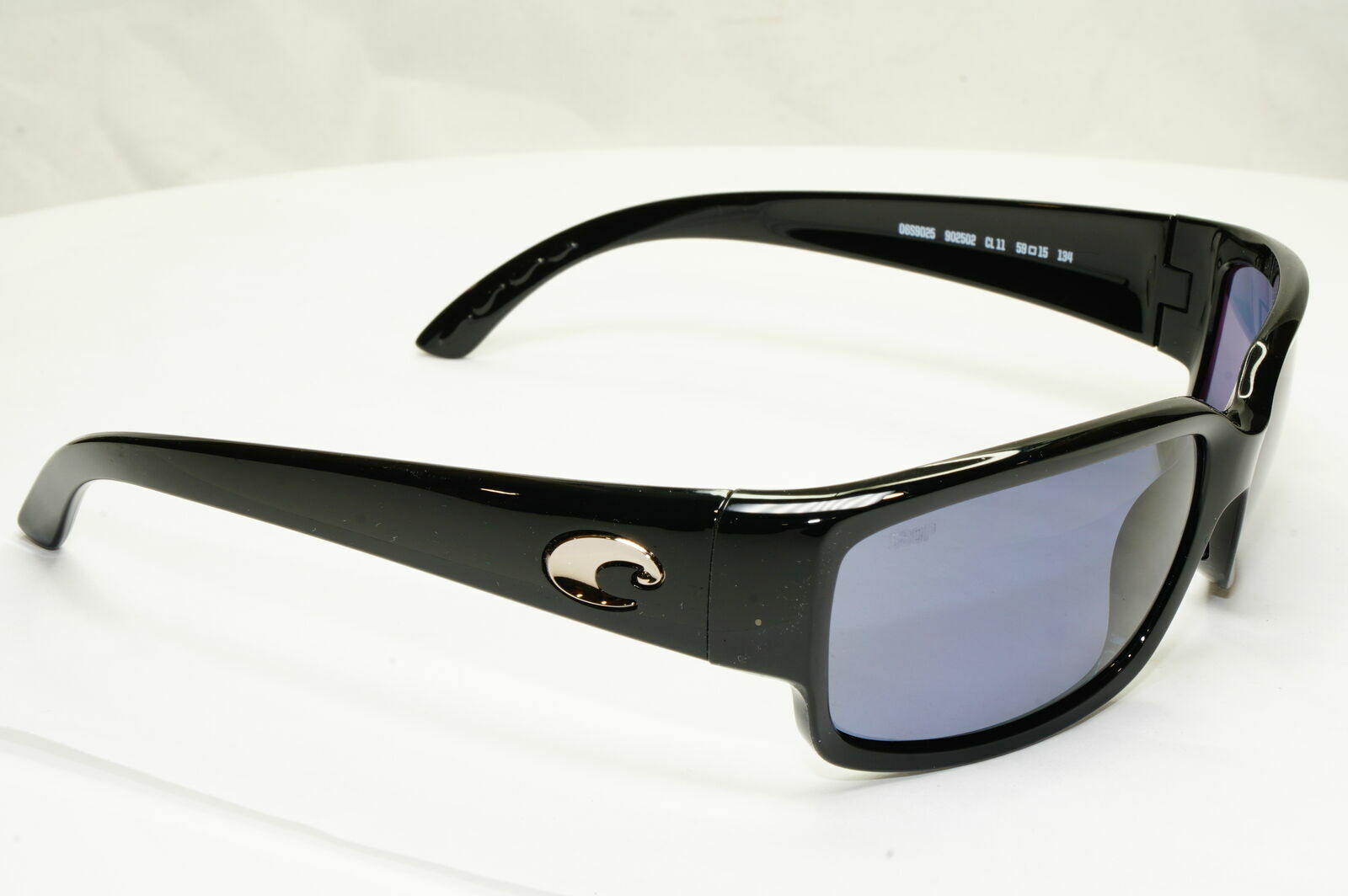 Costa Del Mar Black Polarized Sunglasses Caballito Mens 06S9025 902505 CL 11