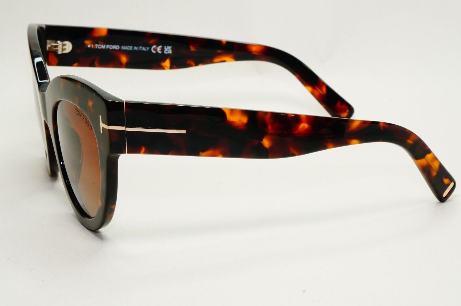 Tom Ford Sunglasses Lucilla Brown Tortoiseshel Gold FT1063 TF 1063 52T 51mm