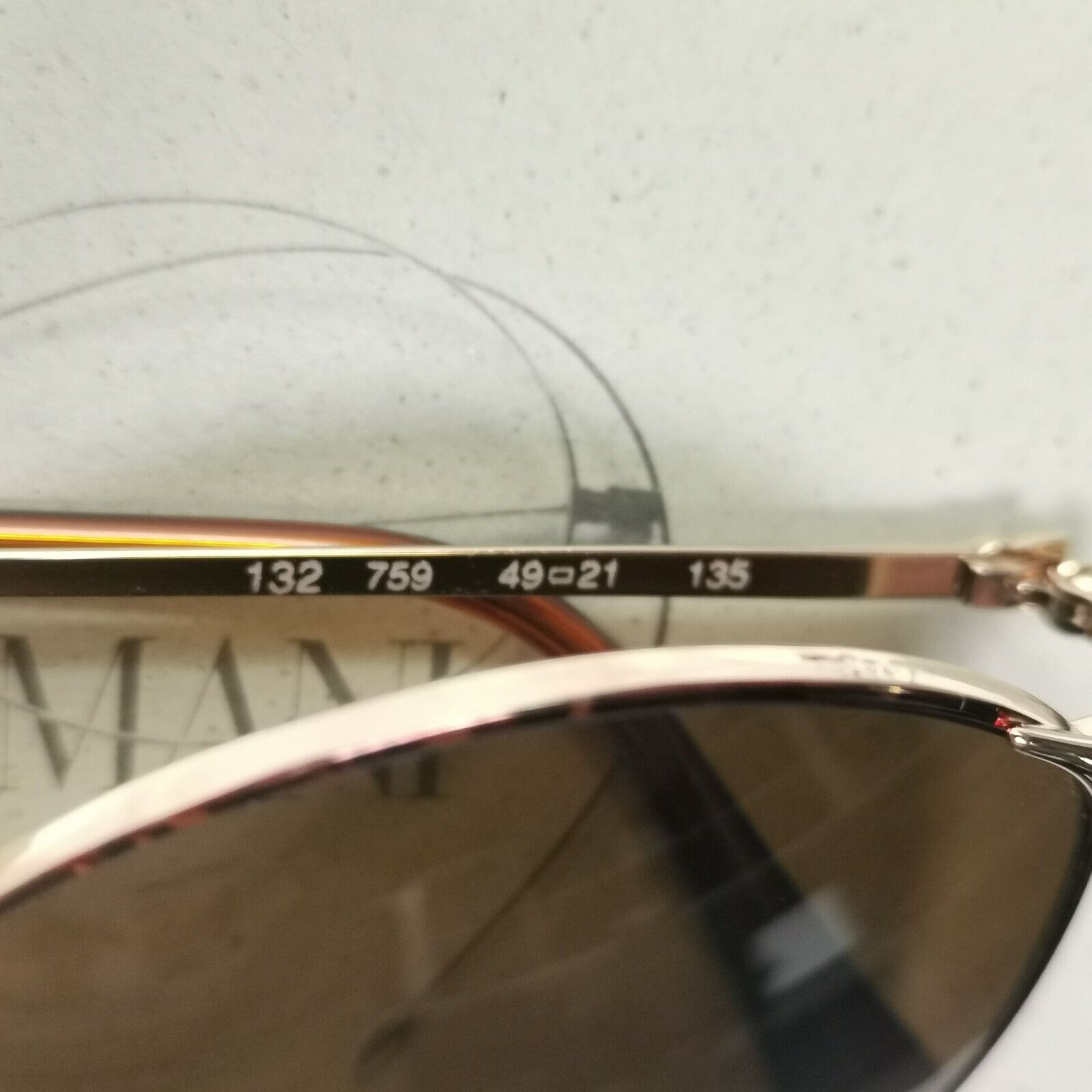Authentic Giorgio Armani 1997 Vintage Sunglasses Gold Brown Mens Womens 132 759