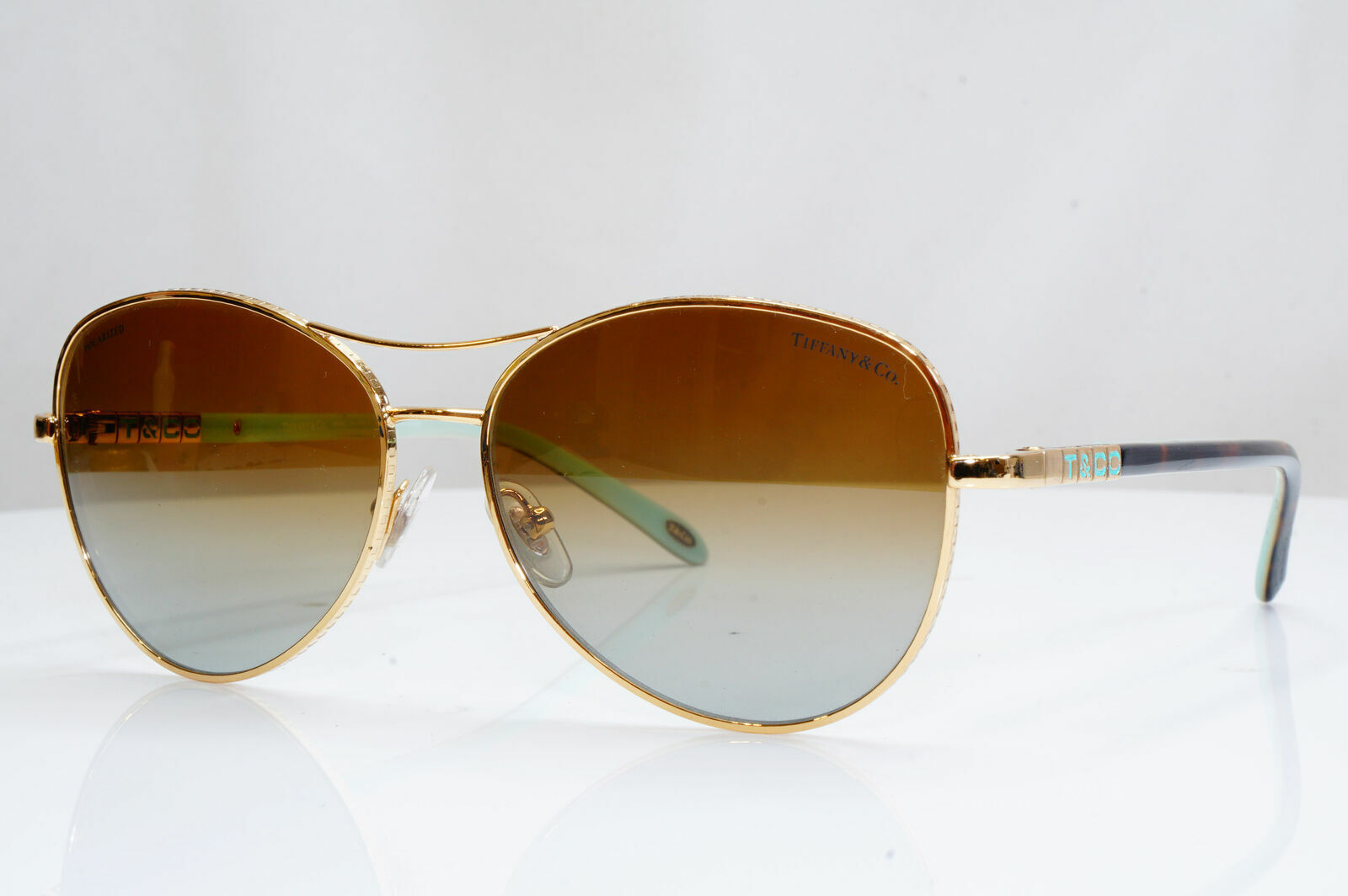 Authentic TIFFANY & CO Polarized Sunglasses Pilot LOVE TF 3041 6084/T5 26734