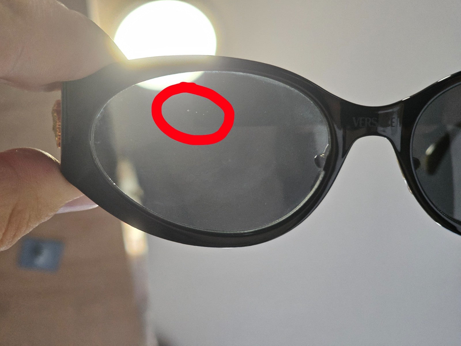 Versace Sunglasses Black Oval Gold La Medusa MOD VE 2263 1433/87 56mm [a]