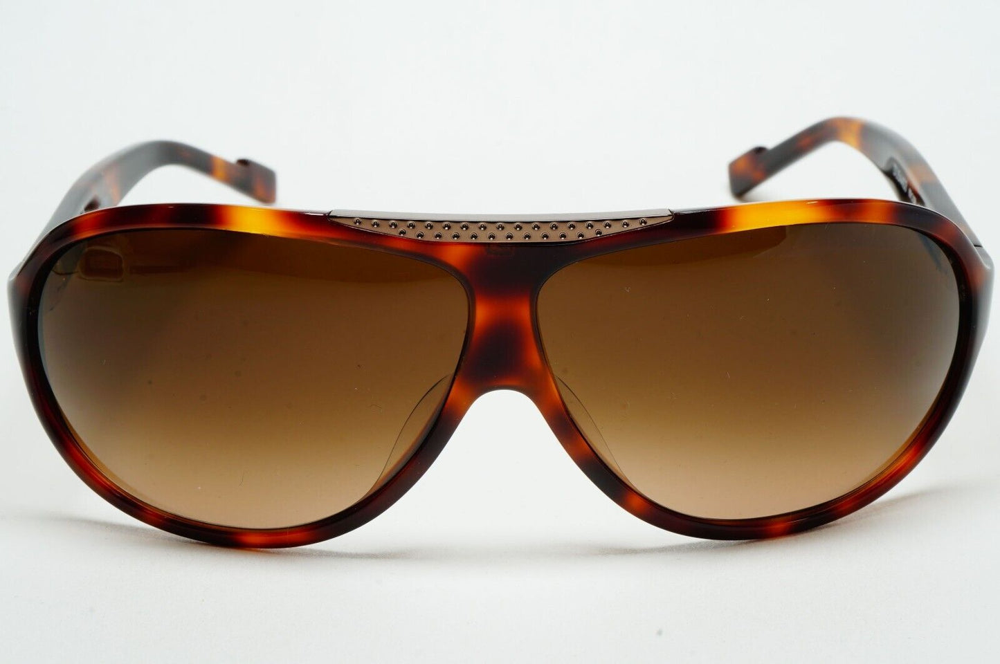 Dunhill Sunglasses 2006 Vintage Brown Tortoise Pilot Wrap DU 54403  211124