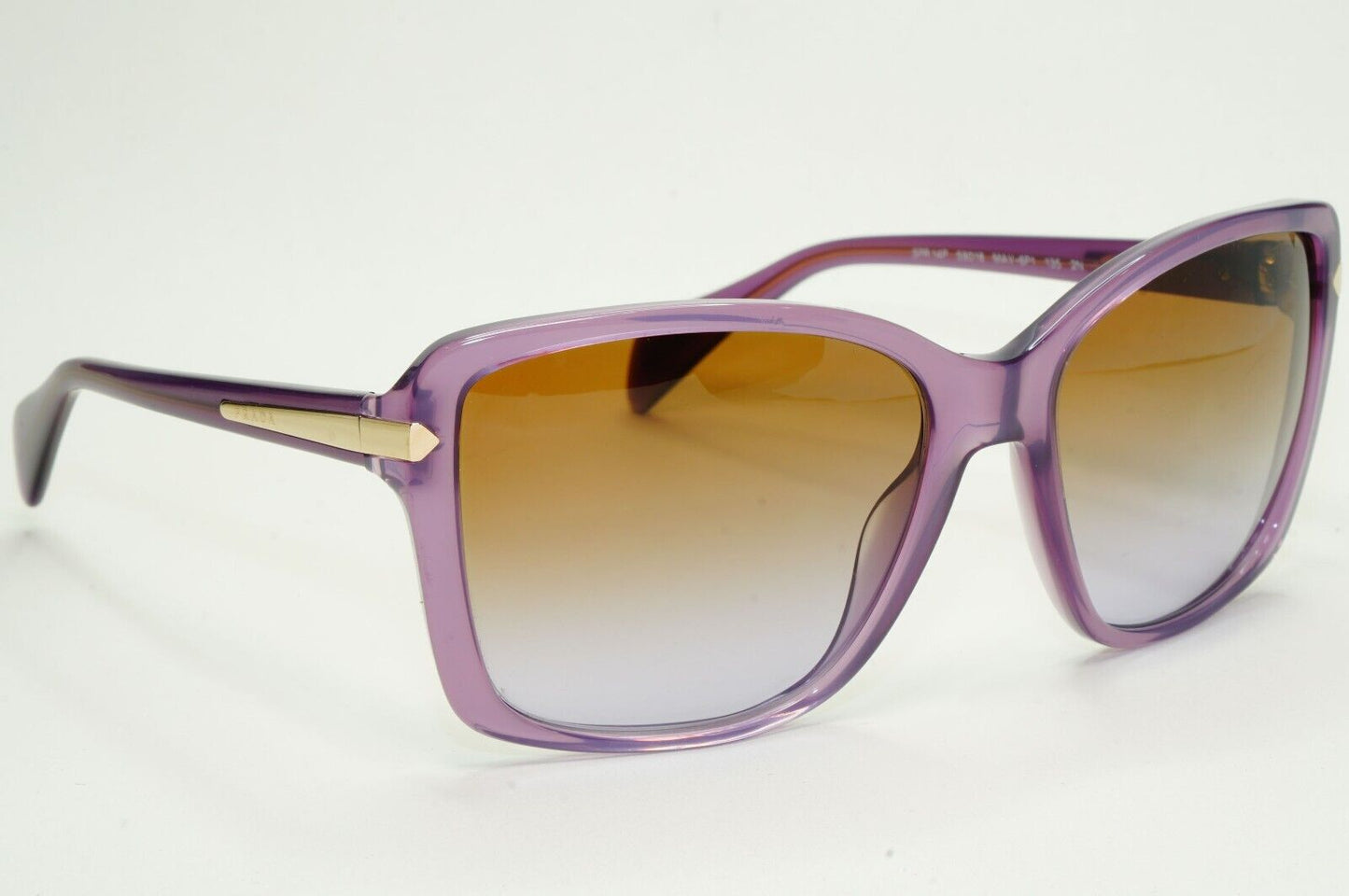 Prada Sunglasses 2013 Vintage Square Violet Brown PR14PS SPR 14P MAV-6P1 050824
