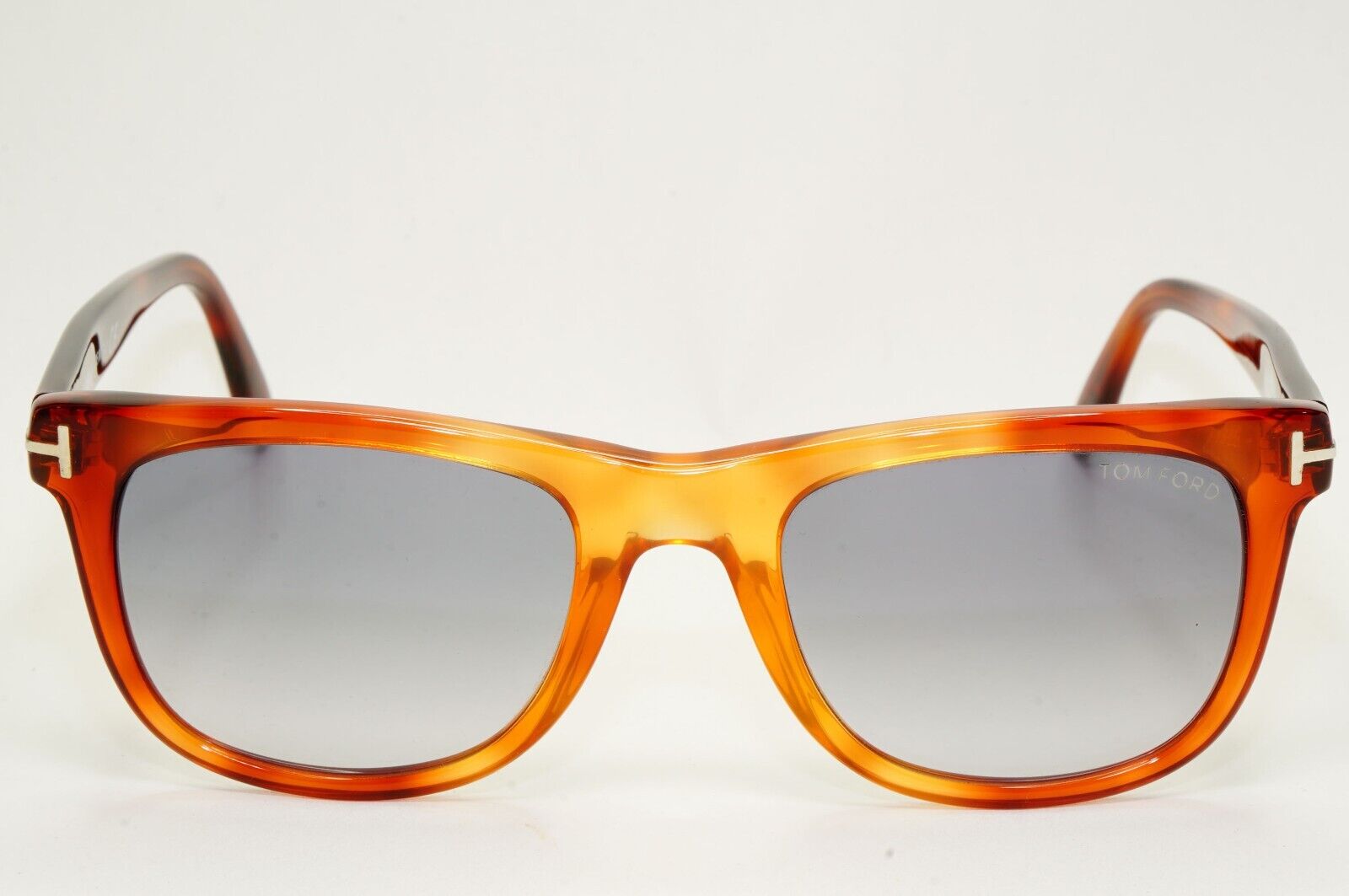 Tom Ford Sunglasses Leo Brown Honey Havana Grey Gradient FT0336 TF 336 52B 52mm