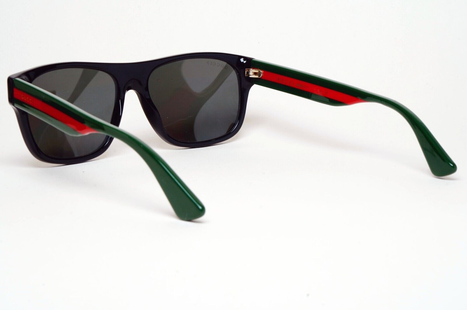 Gucci Sunglasses 2018 Polarized Black Grey Red Green GG0341S 002 56mm 110225