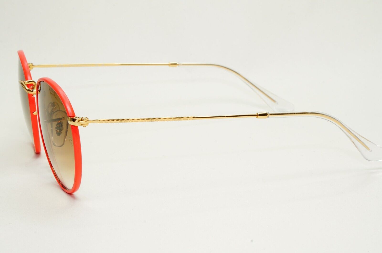 Ray-Ban Sunglasses Round Full Color Red Gold Brown Gradient RB 3447-J-M  9196/51