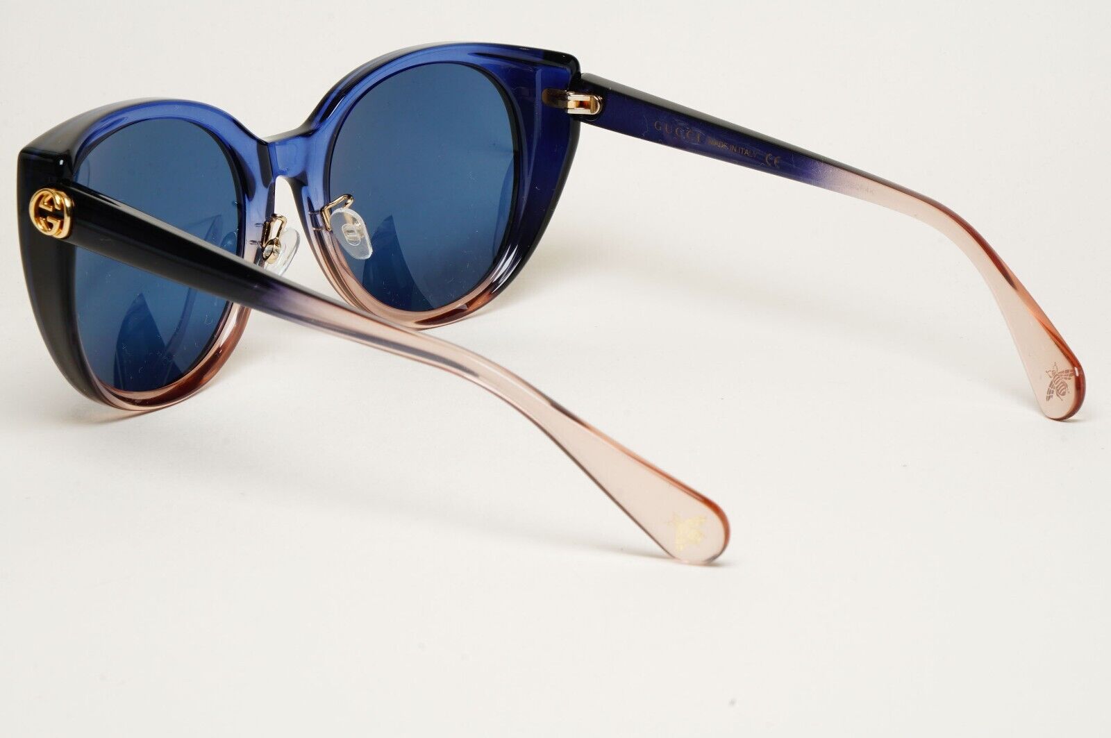 Gucci Sunglasses 2018 Blue Square Oversized Large GG0369S 004 54mm 210125