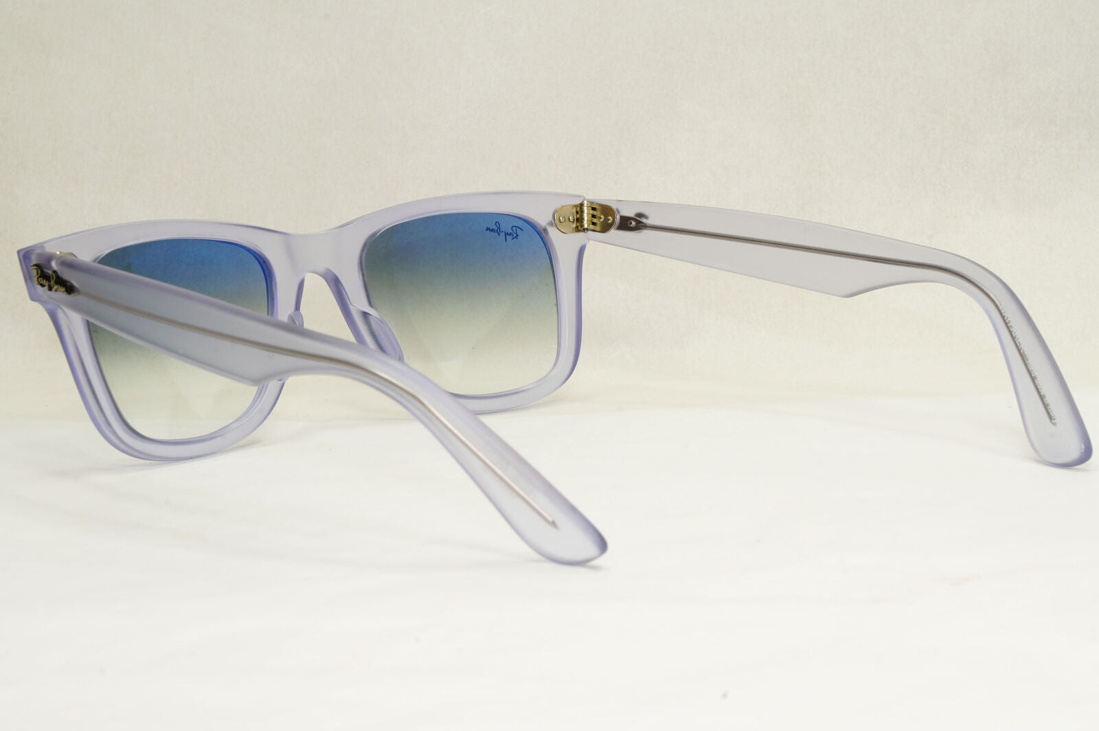 Ray-Ban Sunglasses Wayfarer Ice Pop Grape Transparent Blue RB 2140 6060/3F 50mm
