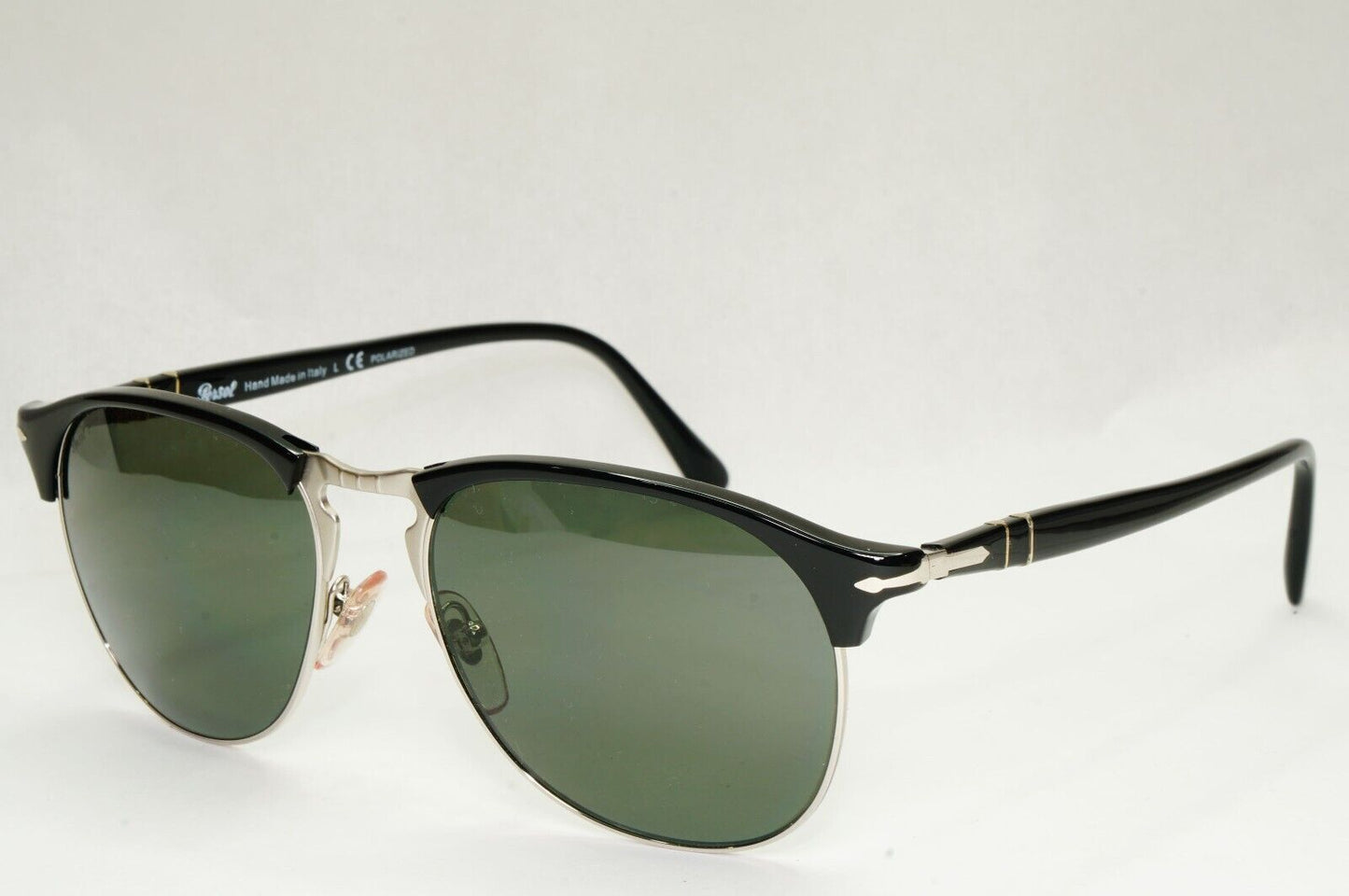 Persol Sunglasses 2015 Polarized Black Green Grey Silver 8649-S 95/58 56mm