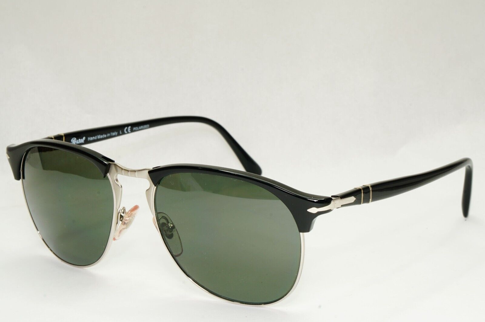 Persol Sunglasses 2015 Polarized Black Green Grey Silver 8649-S 95/58 56mm