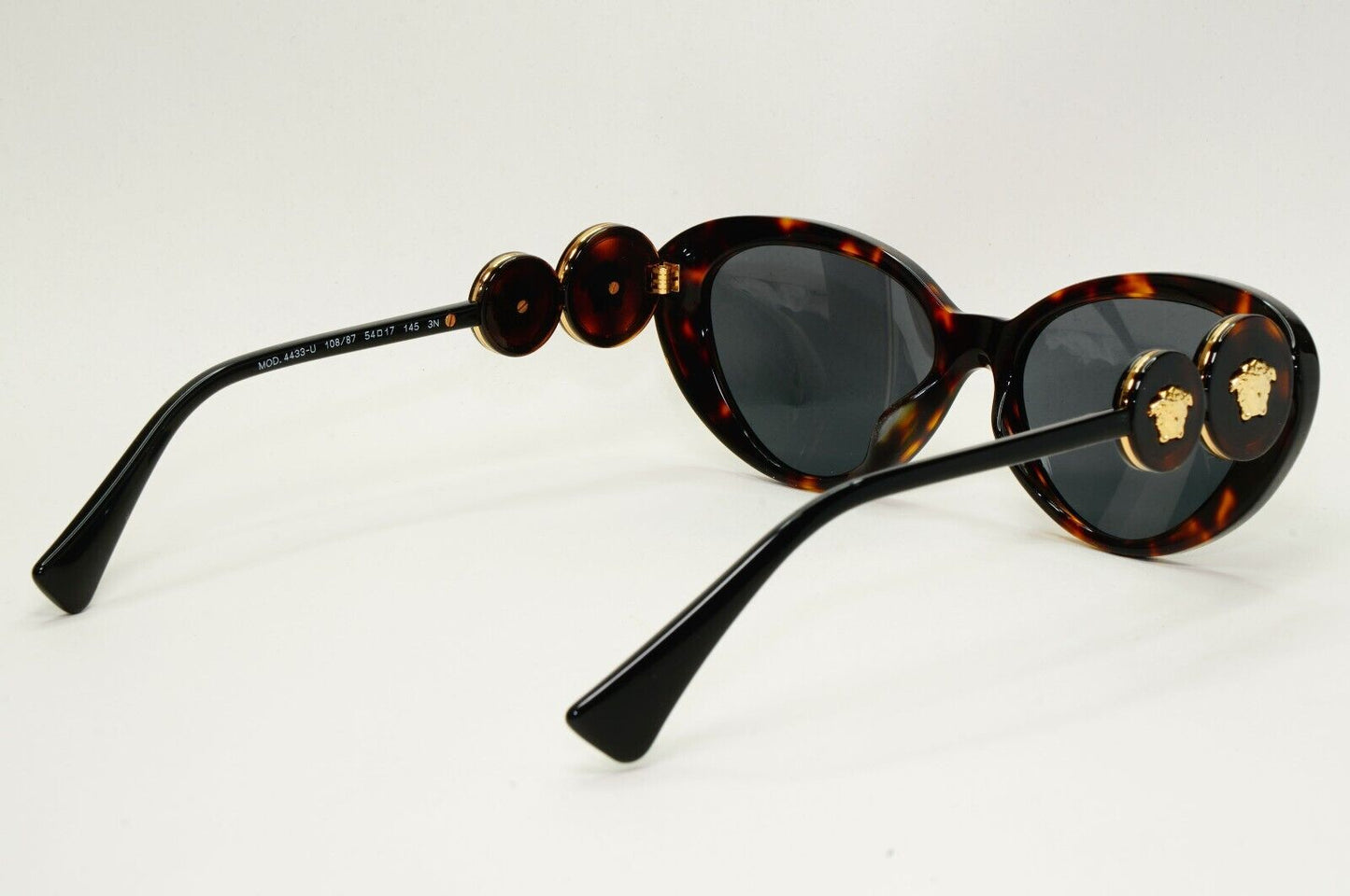 Versace Sunglasses Cat Eye Medusa Havana Brown Grey MOD VE 4433-U 108/87 54mm