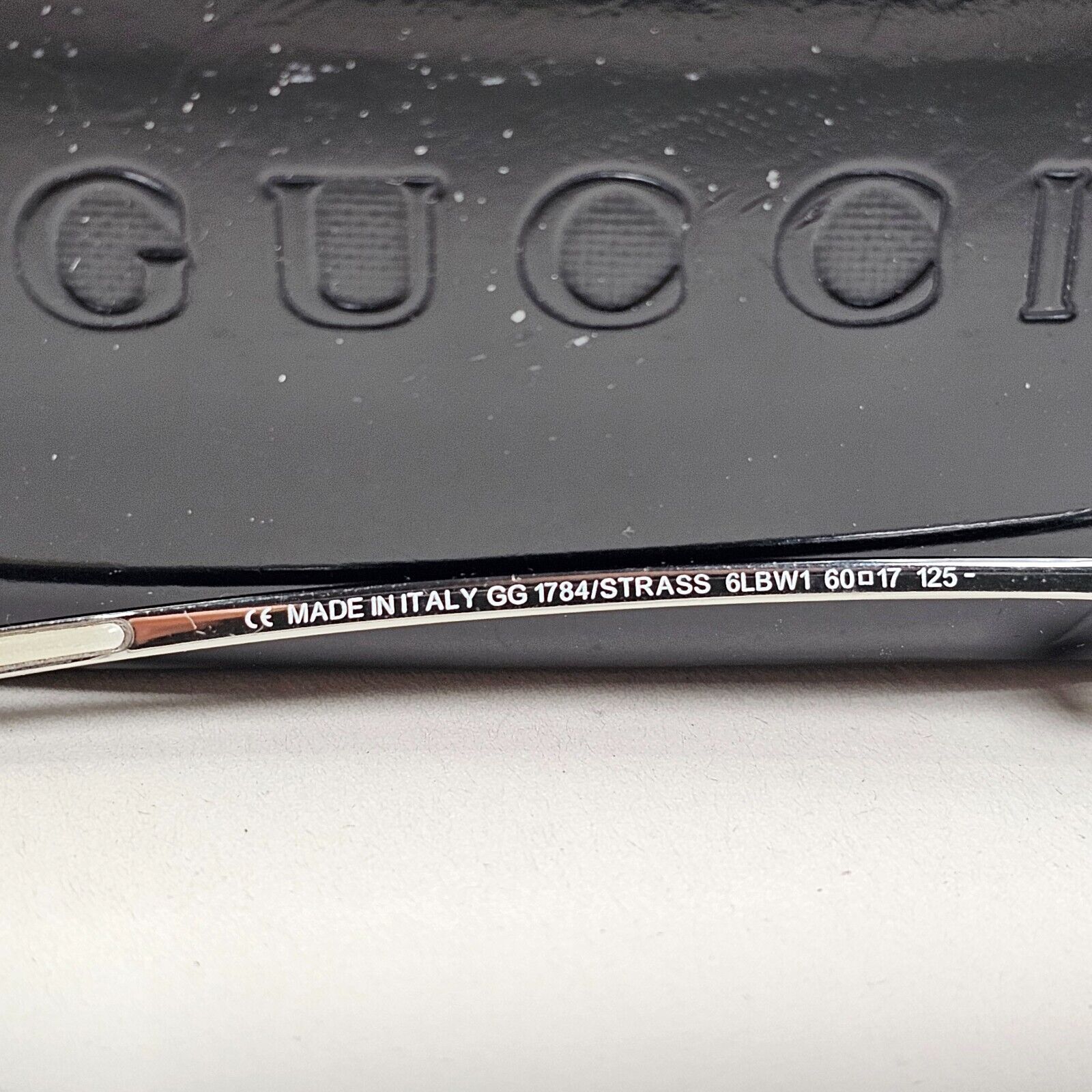 Gucci Sunglasses 1997 Vintage Rimless Silver Blue GG 1784/STRASS 6LBW1 031124
