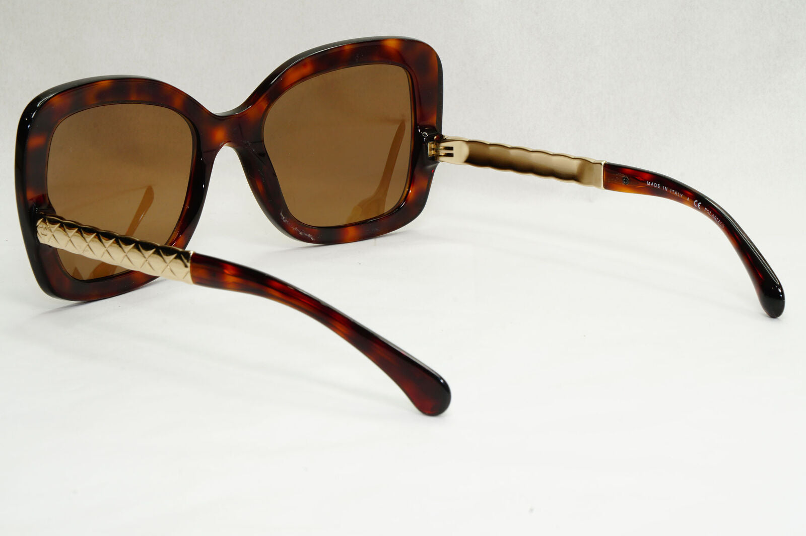 Chanel Sunglasses 2016 Brown Gold Tortoise Square 5370 c.1580/S9 140124