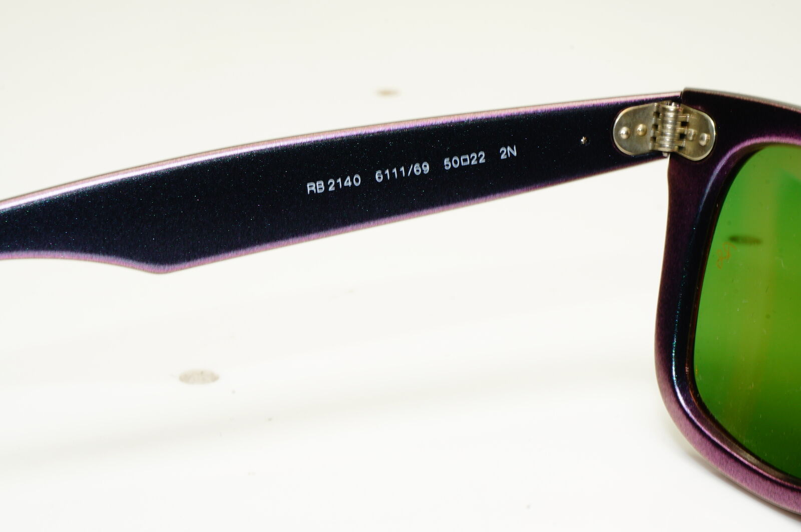 Authentic Ray-Ban Wayfarer Cosmo Mars Mirror Rare Sunglasses RB 2140 6111/69