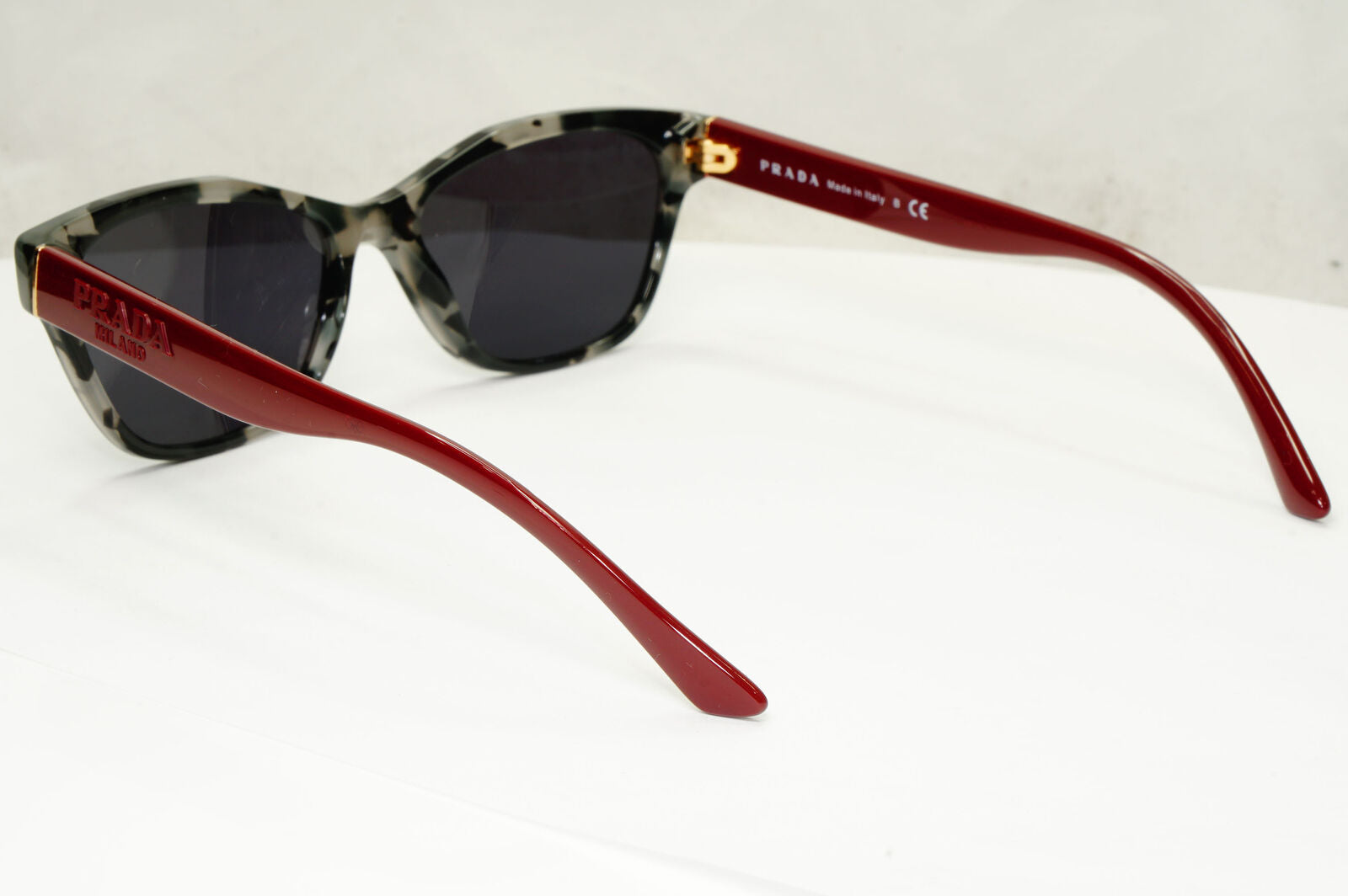 Prada Sunglasses Black Burgundy Red Tortoise PR03WV VPR 03W 510-1O1 180323
