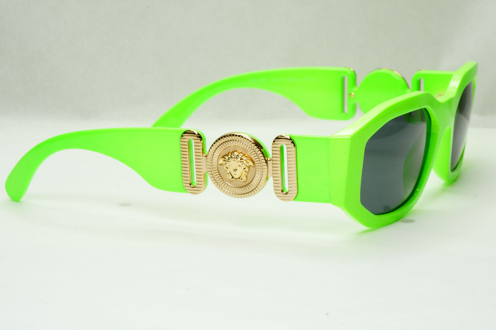 Versace Sunglasses Green Fluorescent Lime Gold Medusa MOD 4361 5319/87
