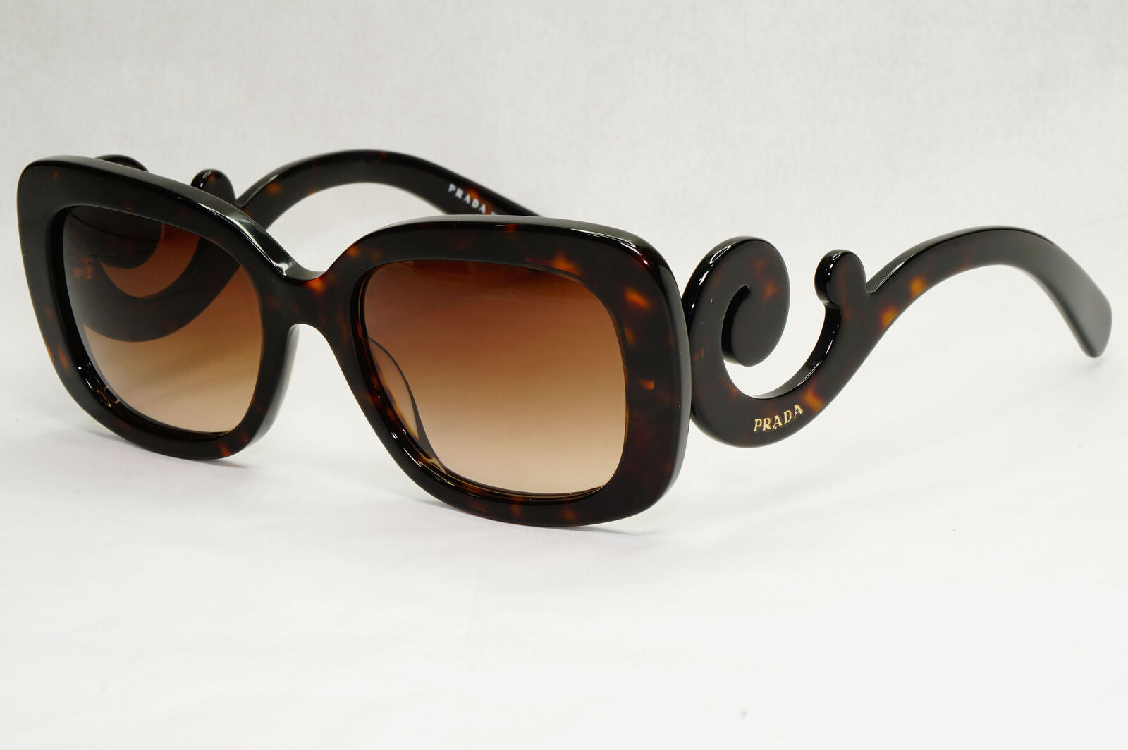 Prada Sunglasses Baroque Swirl Square Brown PR27OS SPR 27O 2AU-6S1 200124