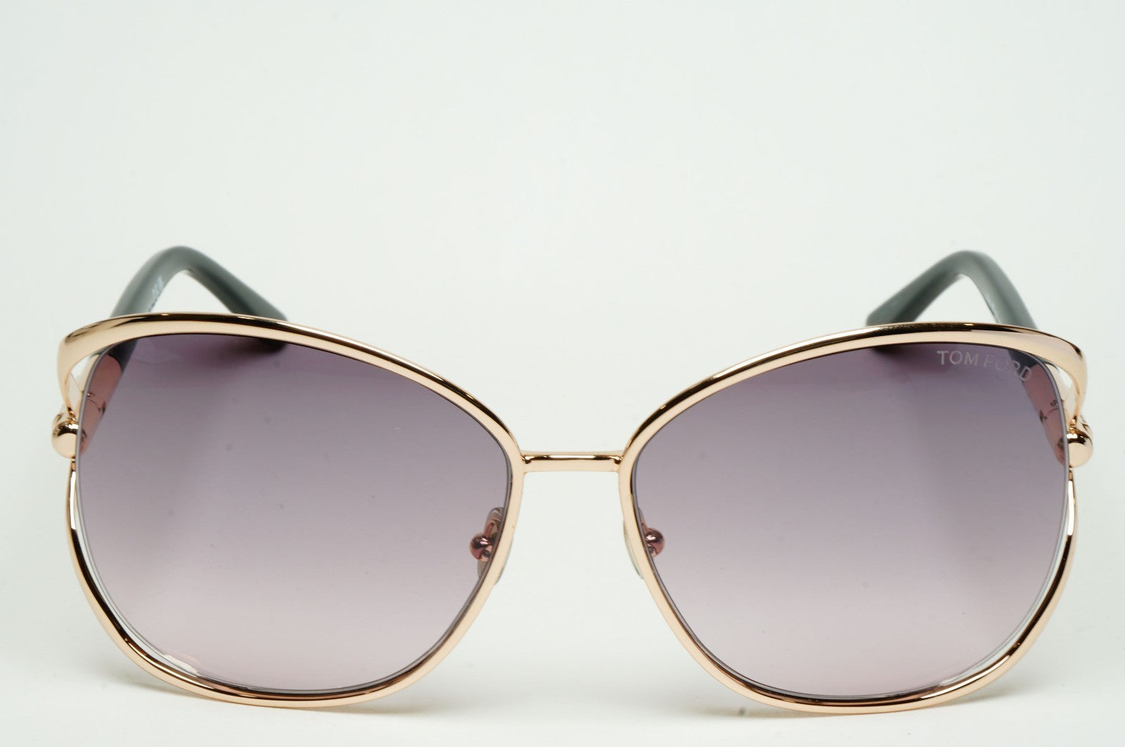 Tom Ford Sunglasses Marta Gold Black Grey Gradient FT1091 TF 1091 28B 62mm