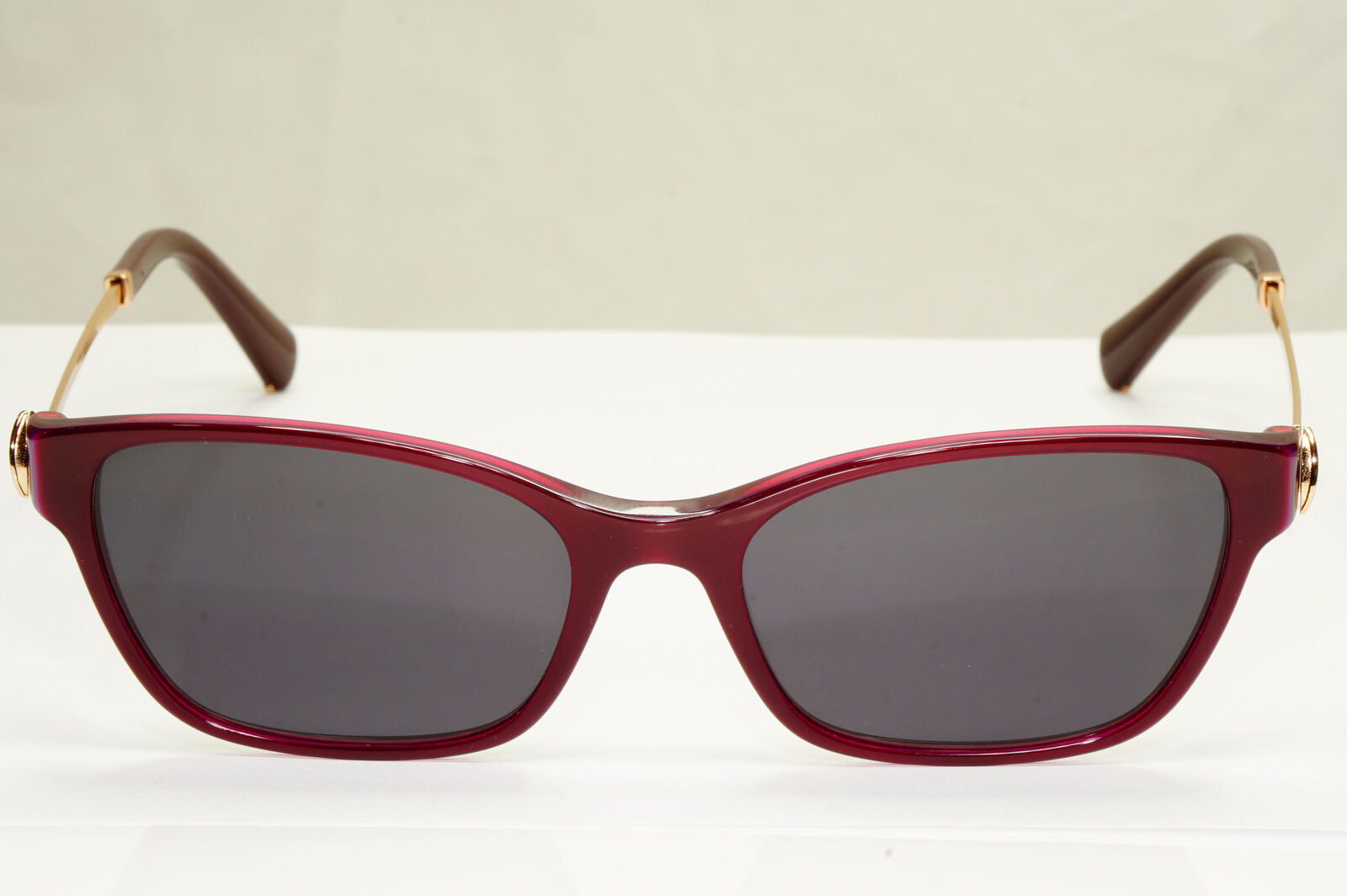 Bvlgari Sunglasses Purple Burgundy Gold Diamante Crystal 4159-B 5426 250123