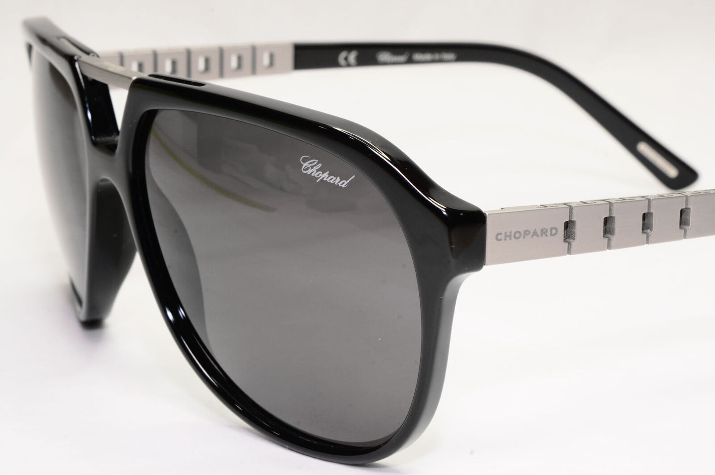 Chopard Sunglasses Black Polarized Year 2017 Pilot Grey SCH 179 700P 131223