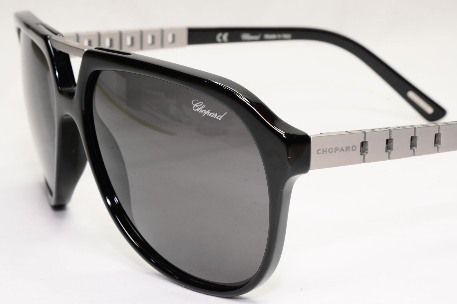 Chopard Sunglasses Black Polarized Year 2017 Pilot Grey SCH 179 700P 131223