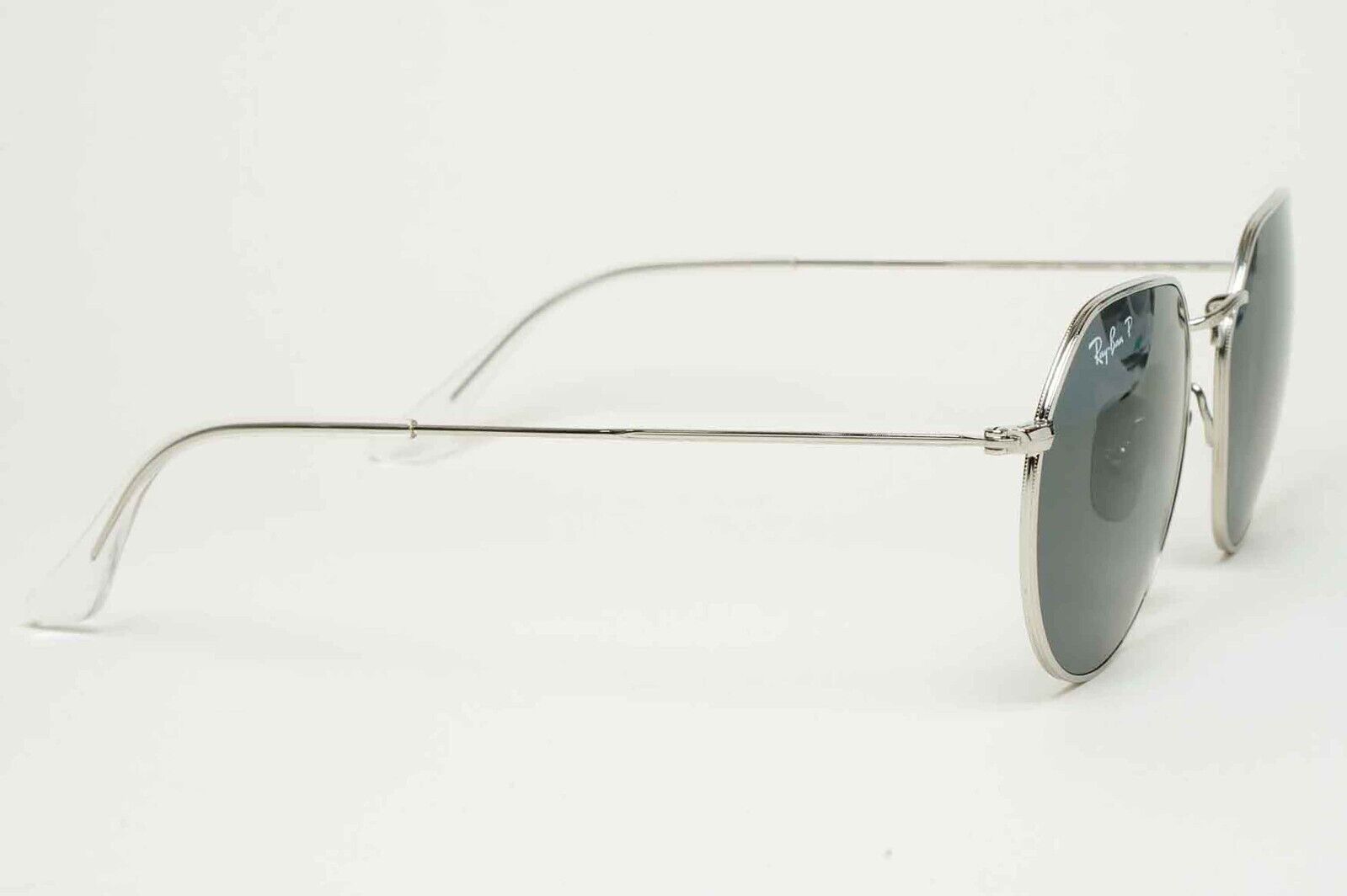 Ray-Ban Sunglasses Jack Titanium Polarised Silver Black RB 8165 9209/48 53mm