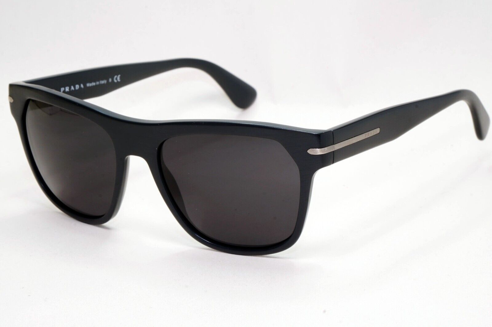 Prada Sunglasses 2013 Brushed Grey Dark Black PR03RS SPR 03R TV4-1A1 55mm 021124