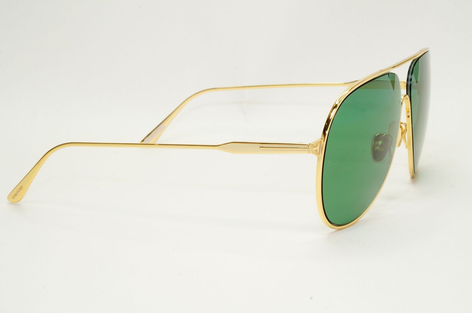 Tom Ford Sunglasses Alec Gold Green Metal Pilot Large FT0824 TF 824 30N 62mm
