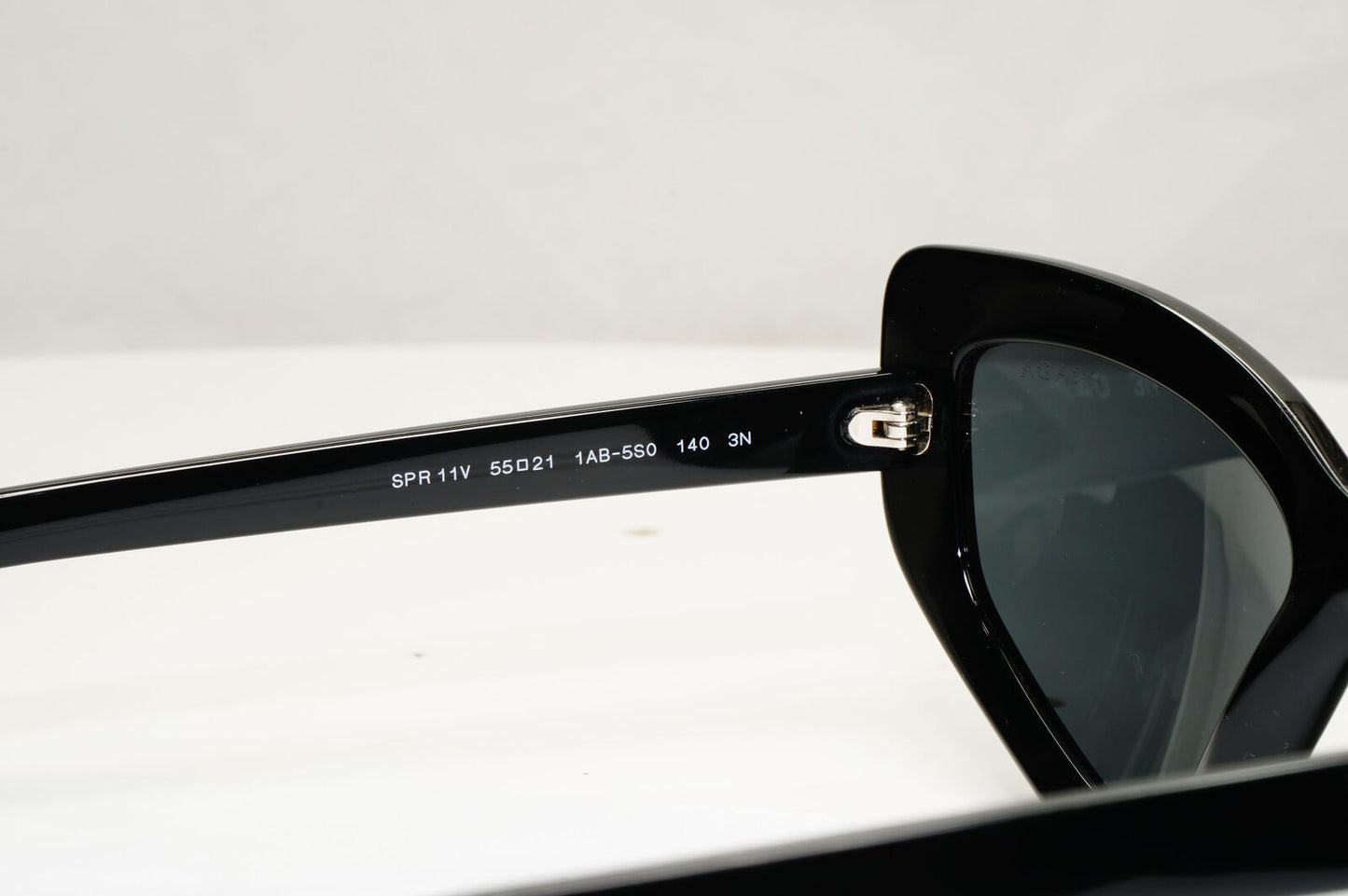 Prada Black Sunglasses Cat Eye Womens Fashion Runway PR11VS SPR 11V 1AB-5S0