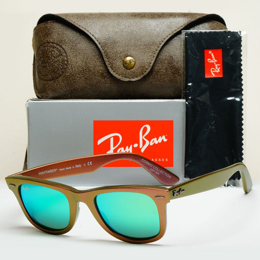 Ray-Ban Sunglasses Wayfarer Cosmo Jupiter Metallic Brown RB 2140 6110/19 200225