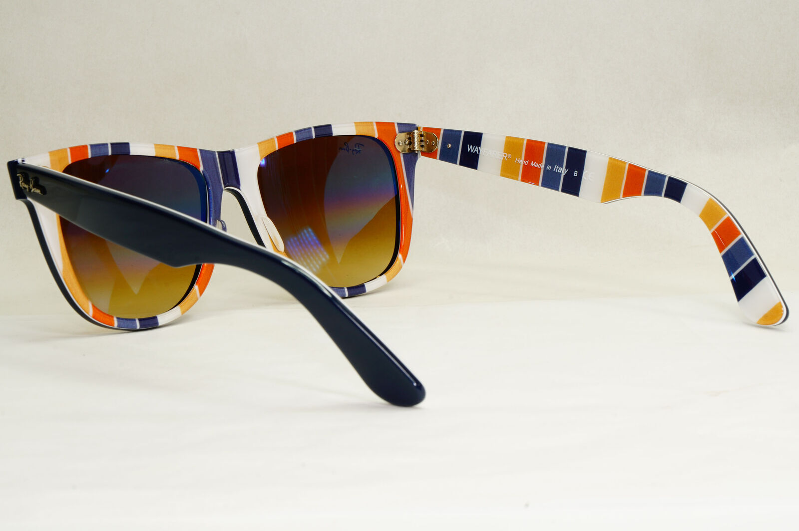 Ray-Ban Sunglasses Wayfarer Large Dark Blue Gradient Brown RB 2140 1320/85 54mm