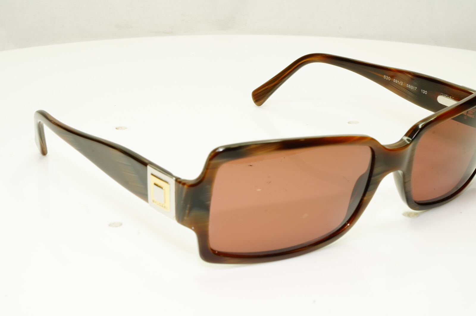 Authentic Bvlgari Womens Vintage Sunglasses Brown 830 591/3 35726