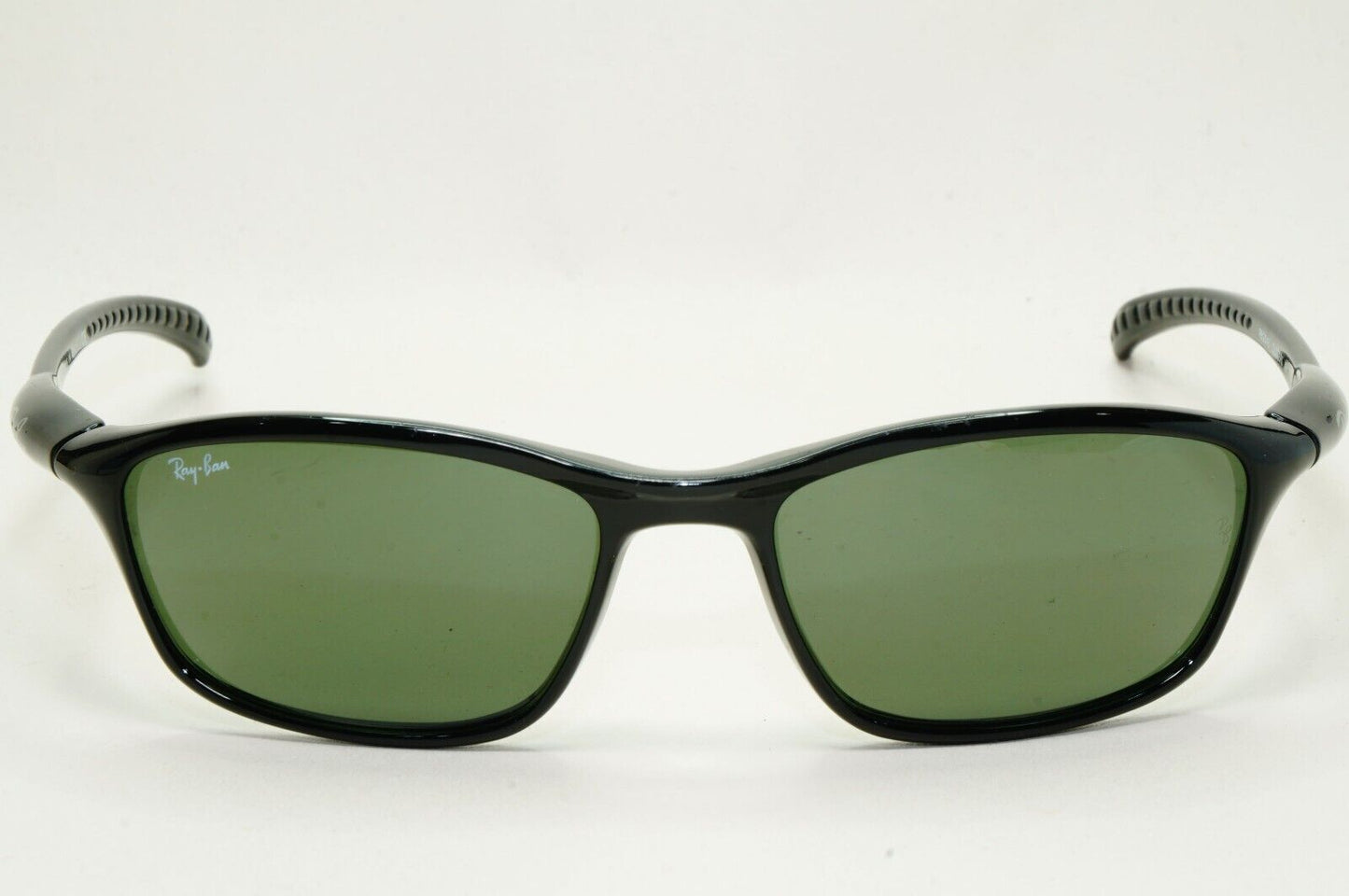 Ray-Ban Sunglasses 2005 Vintage Black Green Glass RB 2046 Cutters 601 011124