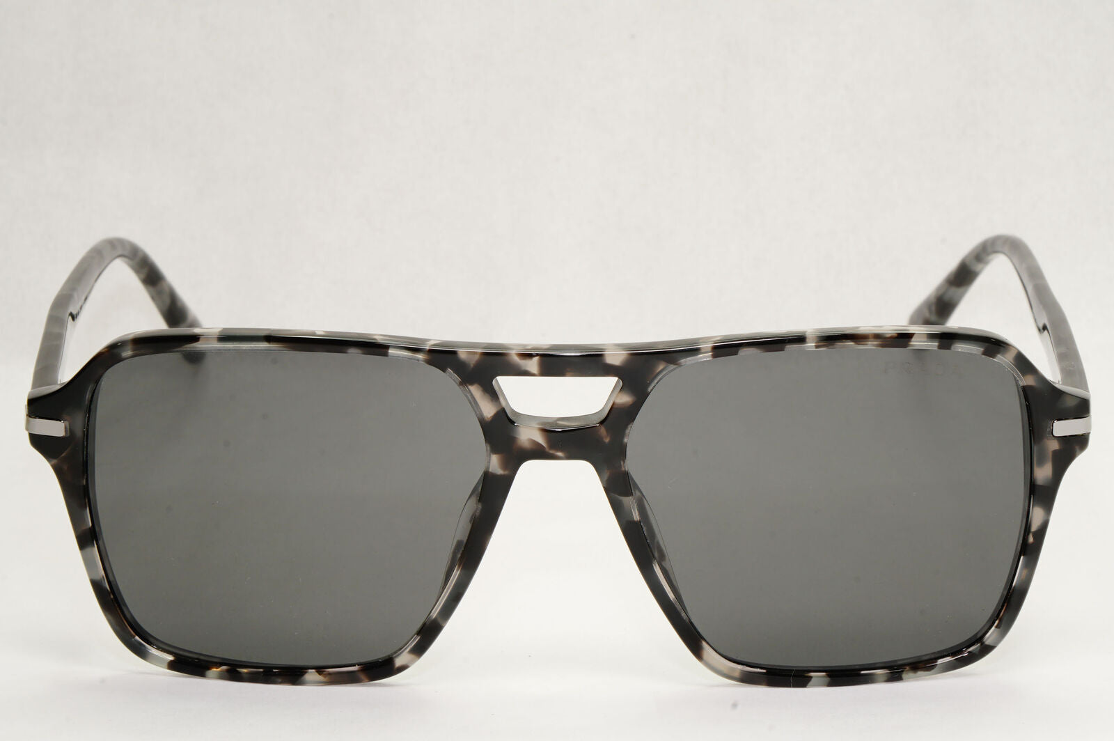 Prada Sunglasses Glass Lens Black Tortoise Navigator PR20YS SPR 20Y 19A-09C 55mm