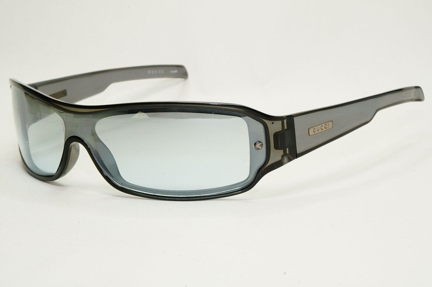 Gucci Sunglasses 1997 Vintage Grey Transparent Shield Visor GG 1462/S N03 091124